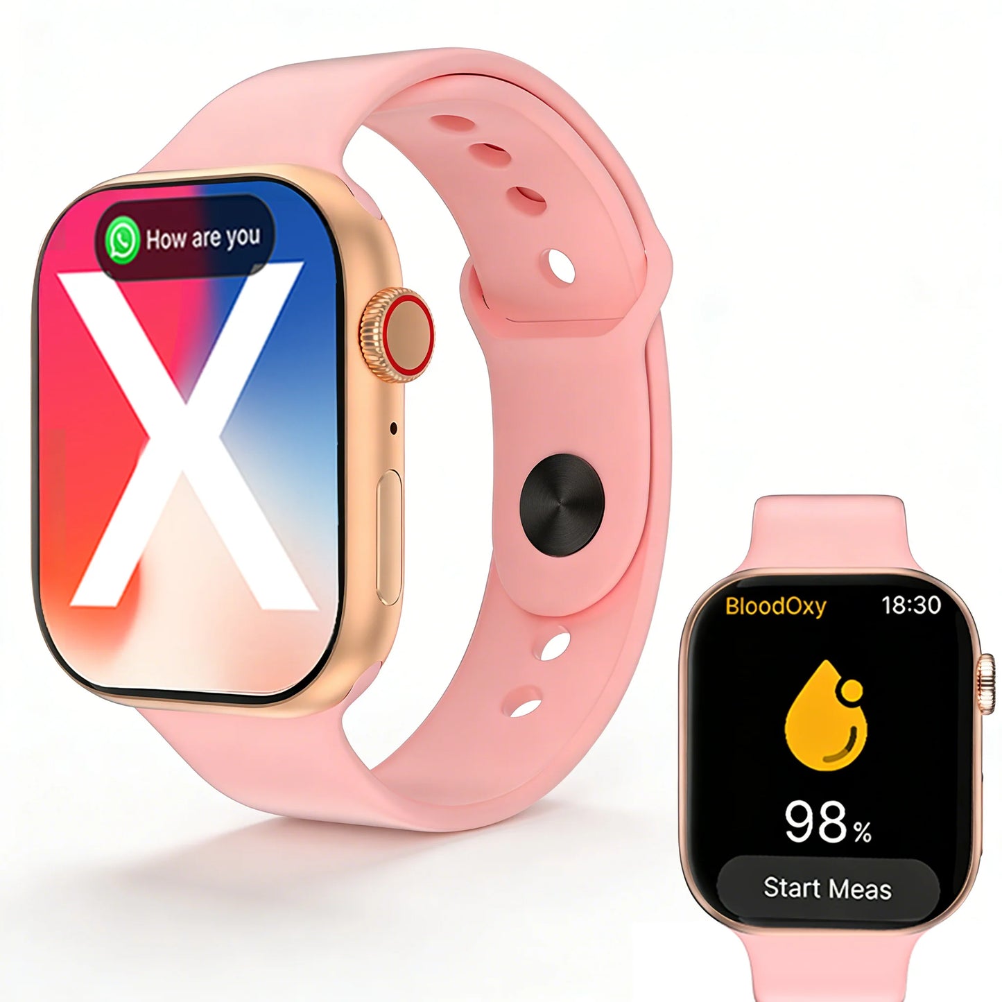 Smartwatch Watch X 46mm com Tela Touch de 2,01", Chamadas Bluetooth, Modos Esportivos e Notificações