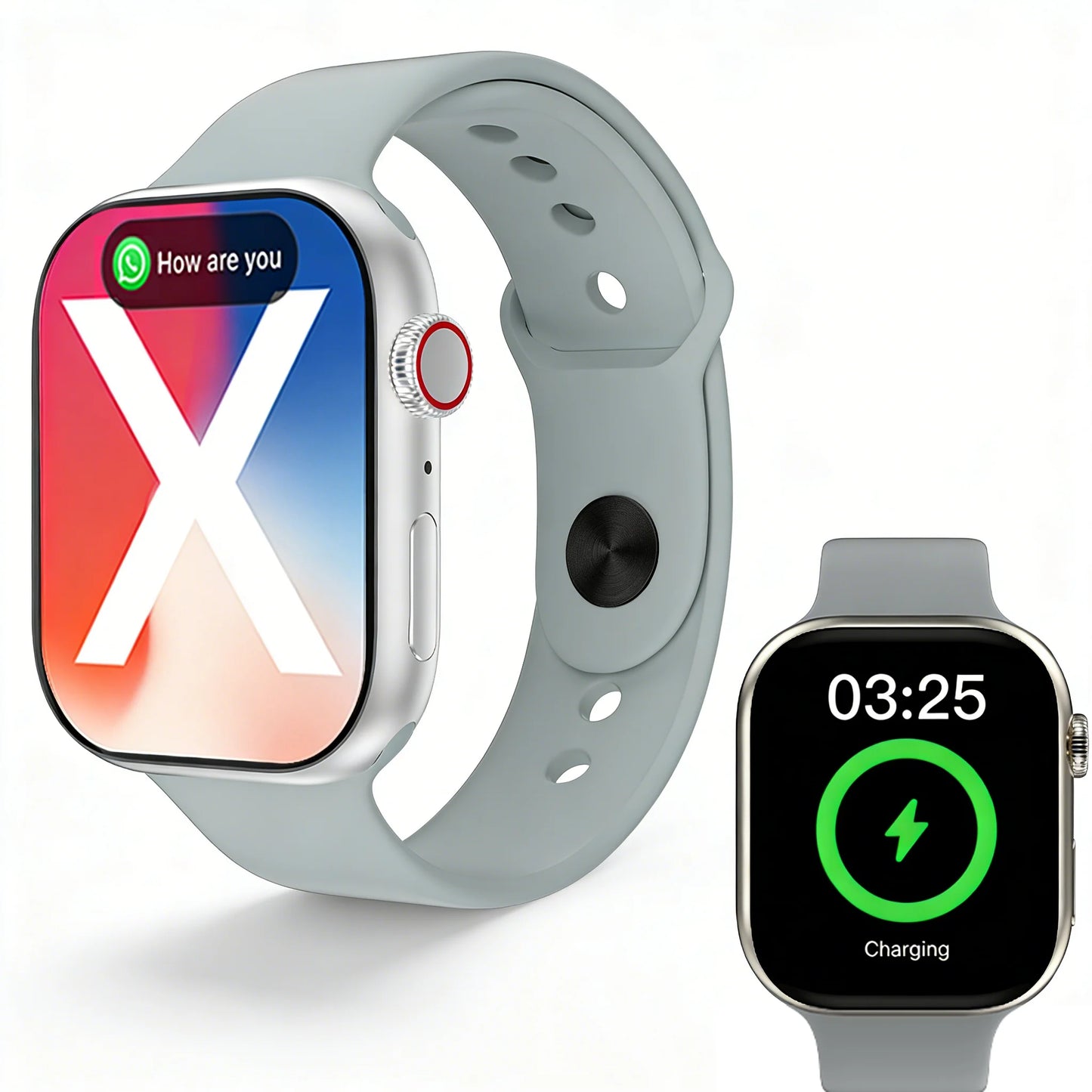 Smartwatch Watch X 46mm com Tela Touch de 2,01", Chamadas Bluetooth, Modos Esportivos e Notificações