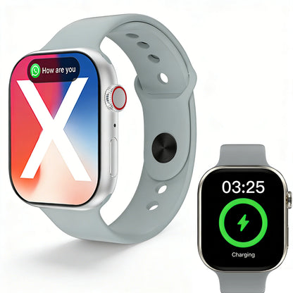 Smartwatch Watch X 46mm com Tela Touch de 2,01", Chamadas Bluetooth, Modos Esportivos e Notificações