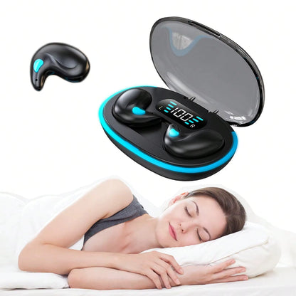 Mini Fone Bluetooth TWS Sleep Comfort com Estojo Digital