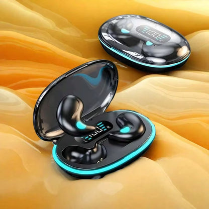 Mini Fone Bluetooth TWS Sleep Comfort com Estojo Digital